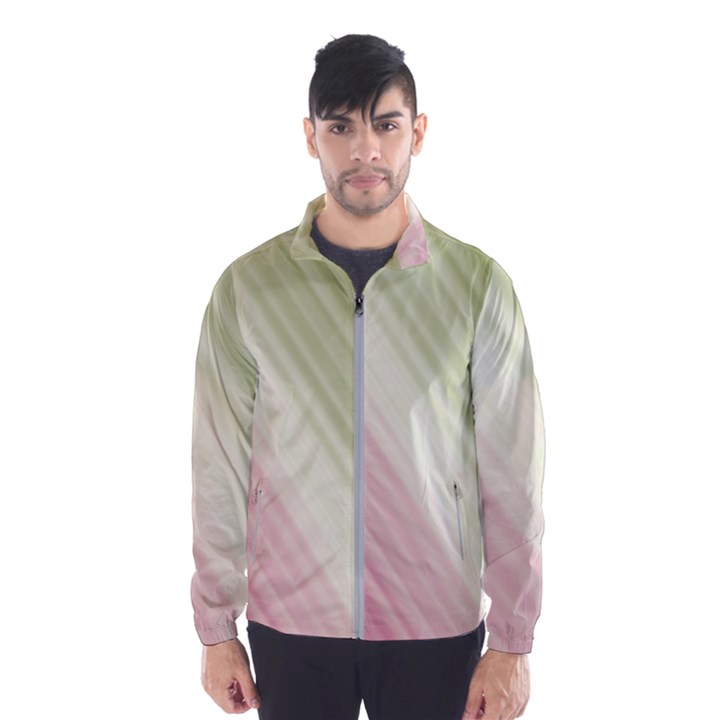 Pink Green Men s Windbreaker