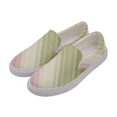 Pink Green Women s Canvas Slip Ons