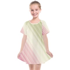 Pink Green Kids  Smock Dress