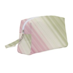 Pink Green Wristlet Pouch Bag (Medium)