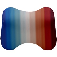 Blue,white Red Head Support Cushion by Sparkle