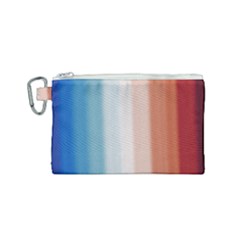 Blue,white Red Canvas Cosmetic Bag (small) by Sparkle