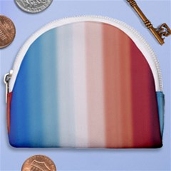 Blue,white Red Horseshoe Style Canvas Pouch by Sparkle