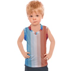 Blue,white Red Kids  Sport Tank Top