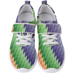 Zigzag Waves Men s Velcro Strap Shoes by Sparkle