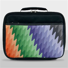 Grey Strips Lunch Bag by Sparkle