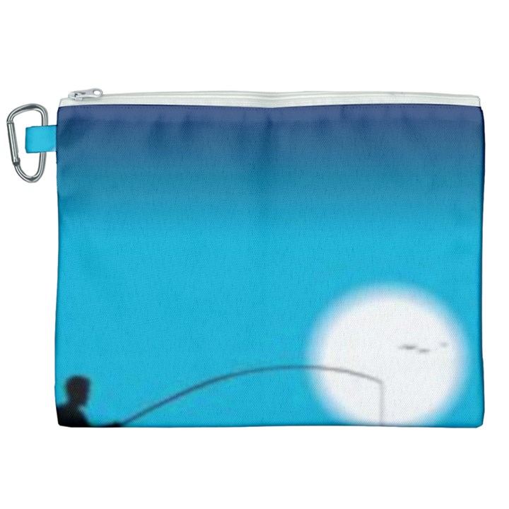 Fishing Canvas Cosmetic Bag (XXL)