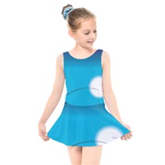 Fishing Kids  Skater Dress Swimsuit by Sparkle