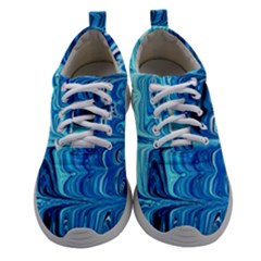 Blue Waves Athletic Shoes