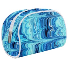 Blue Waves Makeup Case (medium)