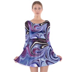 Galaxy Long Sleeve Skater Dress by Sparkle