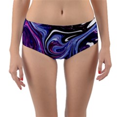 Galaxy Reversible Mid-waist Bikini Bottoms by Sparkle