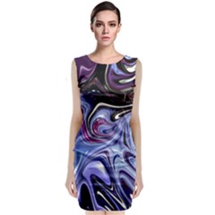 Galaxy Sleeveless Velvet Midi Dress