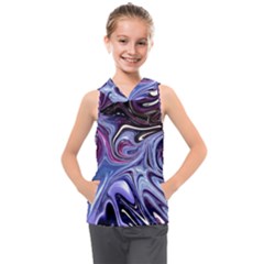 Galaxy Kids  Sleeveless Hoodie by Sparkle