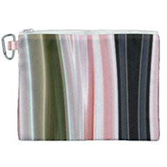 Satin Strips Canvas Cosmetic Bag (xxl) by Sparkle