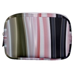 Satin Strips Make Up Pouch (small)