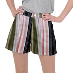 Satin Strips Ripstop Shorts by Sparkle