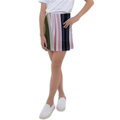 Satin Strips Kids  Tennis Skirt