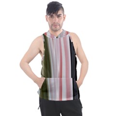 Satin Strips Men s Sleeveless Hoodie by Sparkle