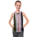 Satin Strips Kids  Sleeveless Hoodie View1