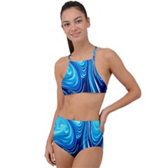 Sunami Waves High Waist Tankini Set