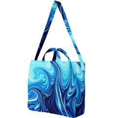 Sunami Waves Square Shoulder Tote Bag by Sparkle