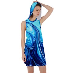 Sunami Waves Racer Back Hoodie Dress