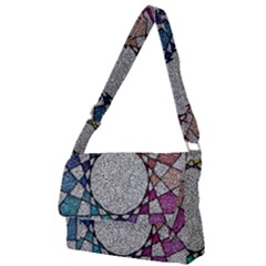 Wirldrawing Full Print Messenger Bag (s) by Sparkle