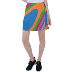 Rainbow Road Tennis Skirt