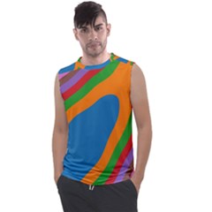 Rainbow Road Men s Regular Tank Top