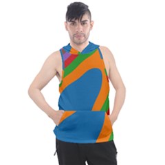 Rainbow Road Men s Sleeveless Hoodie