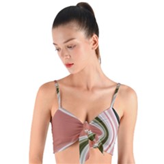 Wrinkle In Time Woven Tie Front Bralet