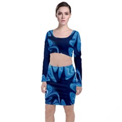 Sea Wrap Top And Skirt Sets by Sparkle