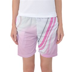 Modern Pink Women s Basketball Shorts by Sparkle