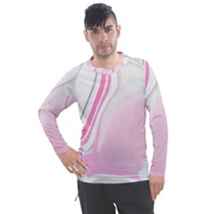 Modern Pink Men s Pique Long Sleeve Tee