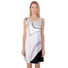 Tech Colors Sleeveless Satin Nightdress