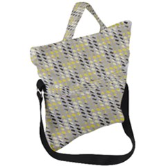 Color Tiles Fold Over Handle Tote Bag by Sparkle