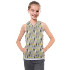 Color Tiles Kids  Sleeveless Hoodie