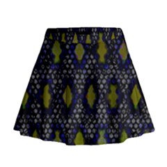 Color Abstract Cartoon Mini Flare Skirt by Sparkle