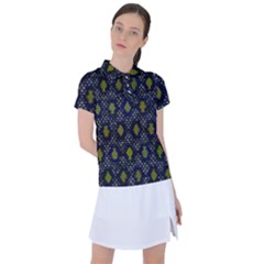 Color Abstract Cartoon Women s Polo Tee