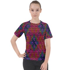 Hexxogons Women s Sport Raglan Tee