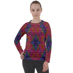 Hexxogons Women s Long Sleeve Raglan Tee