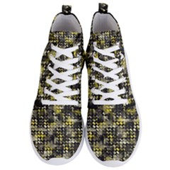 Bricks Cubes Men s Lightweight High Top Sneakers by Sparkle