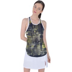 Blocksum Racer Back Mesh Tank Top