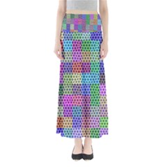 Blocks Stars Full Length Maxi Skirt by Sparkle