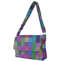 Blocks Stars Full Print Messenger Bag (l)