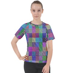 Blocks Stars Women s Sport Raglan Tee