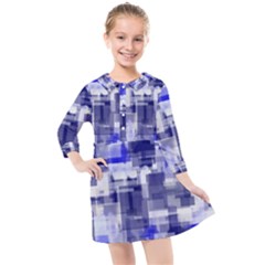 Blockify Kids  Quarter Sleeve Shirt Dress