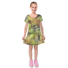 Flashstars Kids  Short Sleeve Velvet Dress by Sparkle