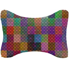 Random Colors Hexagon Seat Head Rest Cushion by Sparkle